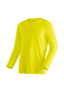 Maier Sports Long Sleeve Jersey M corn husk melange S - PeakStyle