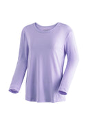 Maier Sports Long Sleeve Jersey W amethyst mel S - PeakStyle