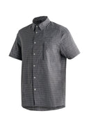 Maier Sports Mats S/S grey check 46 - PeakStyle