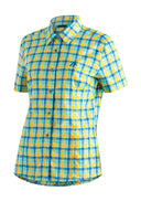 Maier Sports Philina blue yellow check 36 - PeakStyle