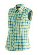 Maier Sports Paloma blue yellow check 36 - PeakStyle