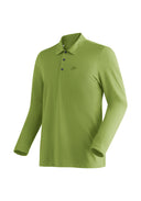 Maier Sports Long Pique Polo M fresh fern S - PeakStyle