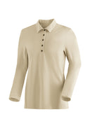 Maier Sports Long Piquee Polo W muslin S - PeakStyle
