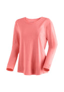 Maier Sports Long Sleeve Jersey W tulip blush mel S - PeakStyle