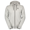 Scott M HOODY TECH WARM ZIP grey melange XXL - PeakStyle