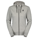 Scott W HOODY TECH WARM ZIP grey melange EU XL - PeakStyle